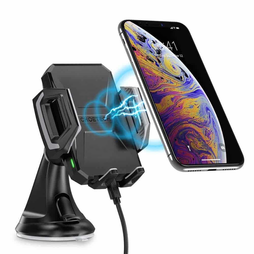 CHOETECH 10W Universal Wireless Car Charging Stand Adjustable Rotation