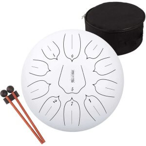 6 Inches 11 tunes Steel Tongue Drum, with Drum Mallets