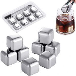 Reusable Refreezable  Ice Cubes with Food Grade 304 Stainless Steel