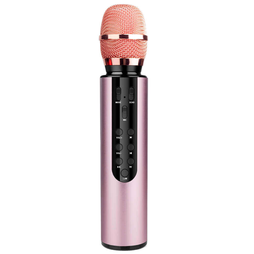 Karaoke Microphone Speaker - 3 in 1 Portable Speaker with Microphone for all Smartphones