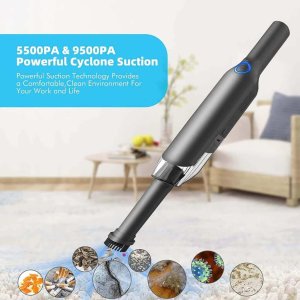 Car Vacuum Cleaner Portable High Power 6Kpa Handhold Rechargeable