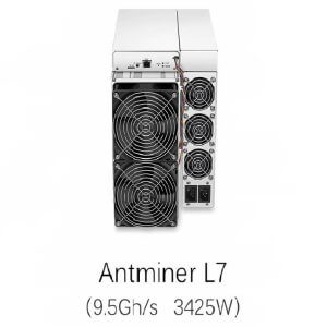 Bitmain Antminer L7 9050 9300 9500M Powerful Crypto Miner LTC Mining Dogecoin Litecoin Updated
