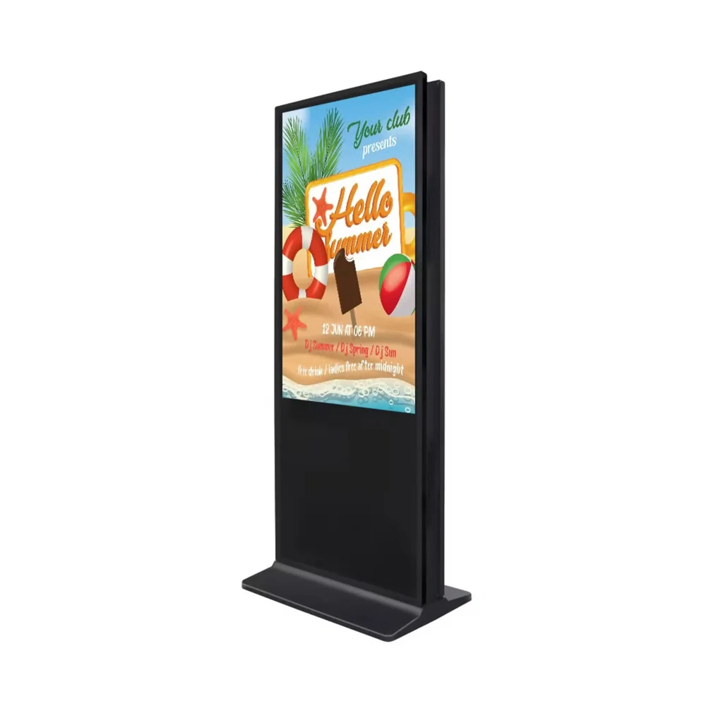 Kiosk screen touch Digital signage 55inch Double side